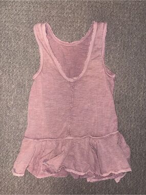 We The Free Lost Tides Tunic by Free People in Dusty Pink